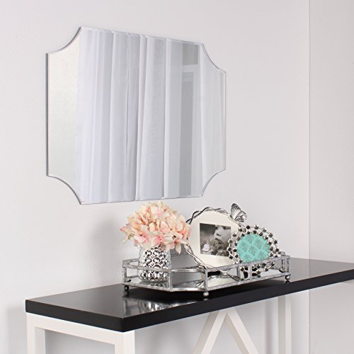 Kate and Laurel Ciel Metal Mirrored Ornate Scalloped Decorative - Image 5