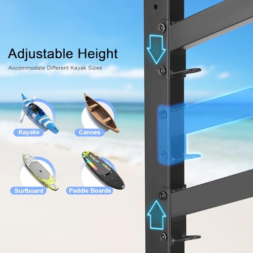 Kayak Storage Rack, Adjustable Heavy Duty Kayak Racks - Image 7