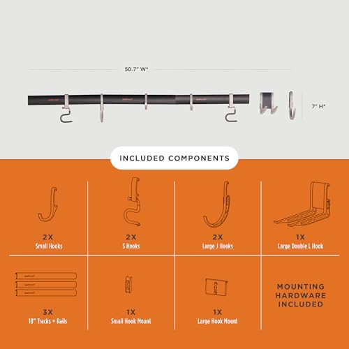 Neatfreak Neat-Trax 12 Piece Heavy Duty Garage Organizer System – - Image 6