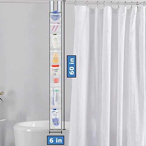 Skywin Hanging Mesh Shower Caddy, 7 Pockets, Quick D | All Products - Image 4