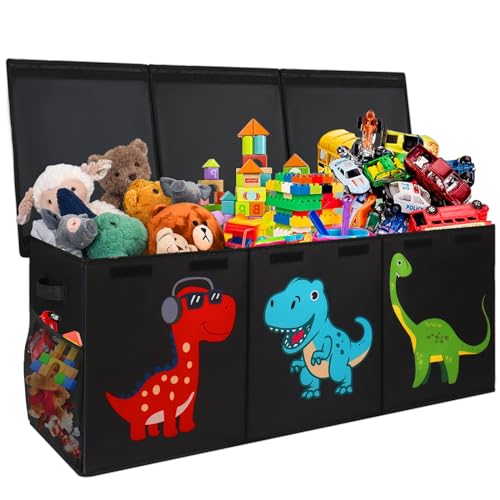 Extra Large Toy Box, Kids Toy Storage Chest with Lids - Image 2