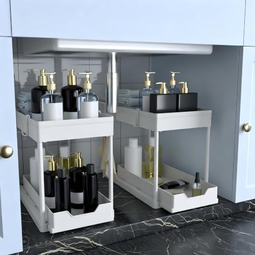 DEKAVA Cabinet, 2 Pack Under Sink Organizer - Image 2