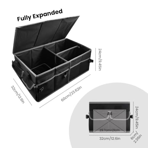 Collapsible Car Trunk Organizer, Foldable Cargo Storage - Image 3