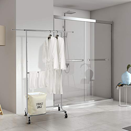 Simple Trending Clothing Garment Rack, Extensible Clothes Rack - Image 3