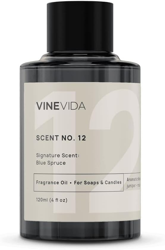VineVida 4oz Blue Spruce Fragrance Oil - Made in USA Candle & Soap Scents
