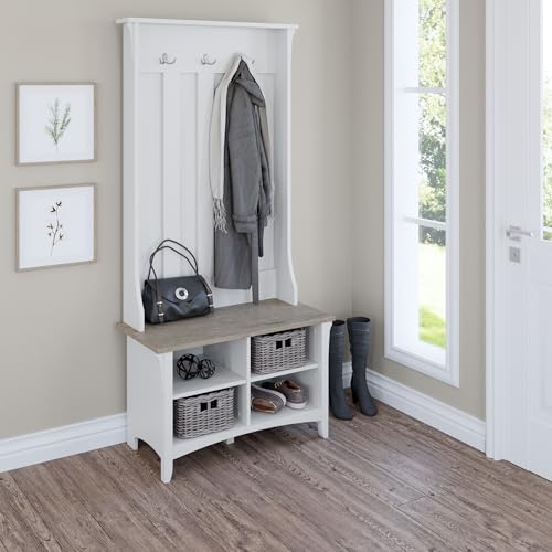 Bush Home Salinas Hall Tree with Shoe Storage Bench - Image 3