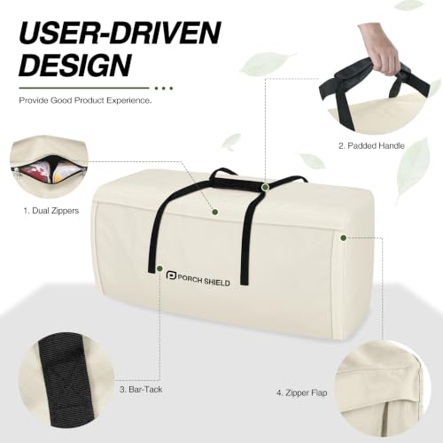 Porch Shield Outdoor Cushion Storage Bag 48" L x 15" W x - Image 5