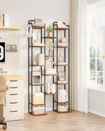 Hzuaneri 10 Tiers Vertical Shoe Rack, Tall Shoe Shelf with 2 - Image 7