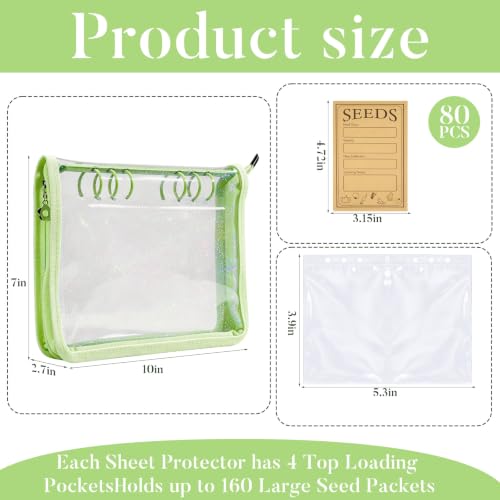 Seed Storage Organizer Binder, Seed Packet Organizer - Image 3