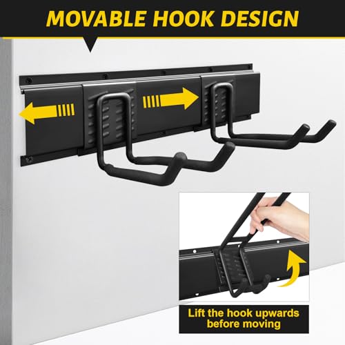 Garage Tool Organizer Wall Mount, 48 Inches Garden Garage Storage - Image 4