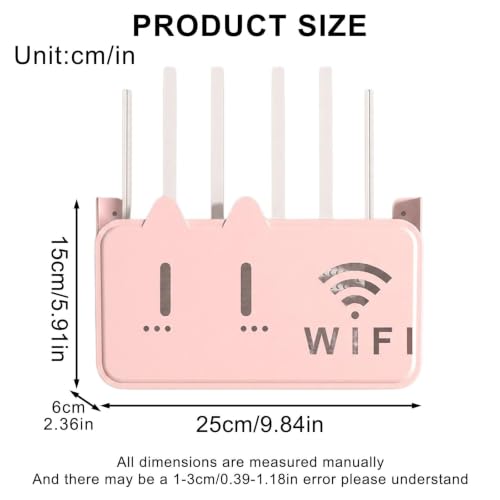 Wall Mounted Router Storage Box,Wireless Router Storage Organizer - Image 2