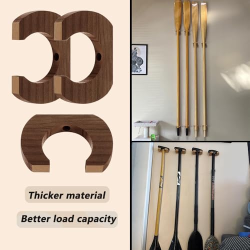 LOOEEL 4 PCS Kayak Paddle Rack Hanging Board,Paddle Holder - Image 7