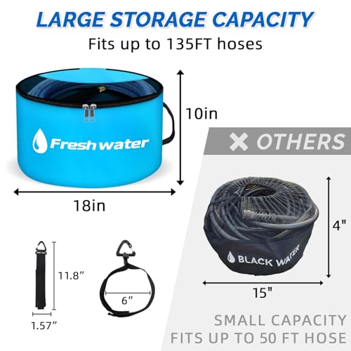 Rv Sewer Hose Storage, 4 Pack Waterproof Rv Storage - Image 3
