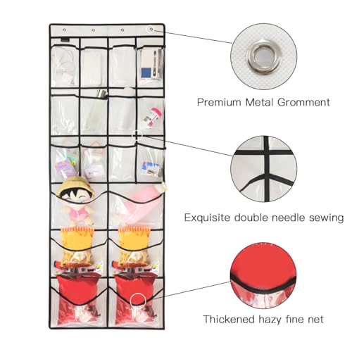 Extra Large Hanging Crystal Clear Over Door Shoe Org | All Products - Image 7