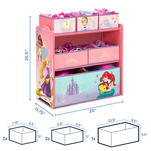 Delta Children Design & Store 6 Bin Toy Storage Organizer - Image 4