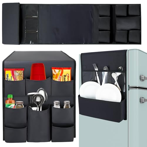 TERRA HOME Mini Fridge Organizer - Over Fridge Organizer - Image 2