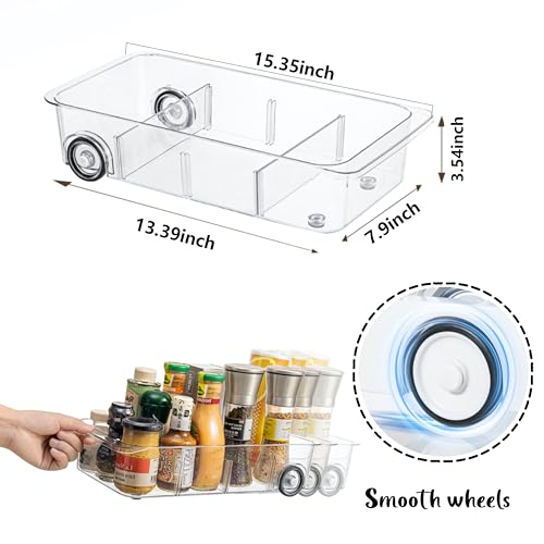 Fridge Organizer and Storage Drawer Roll Out Refrigerator - Image 3