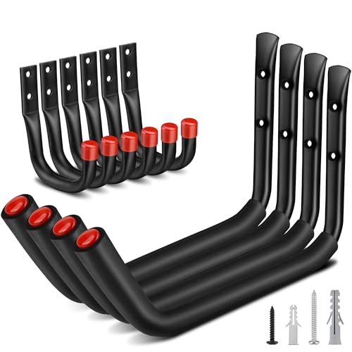 10 Pack Heavy Duty Garage Hooks, 15" & 3.5" Wall Hooks - Image 2