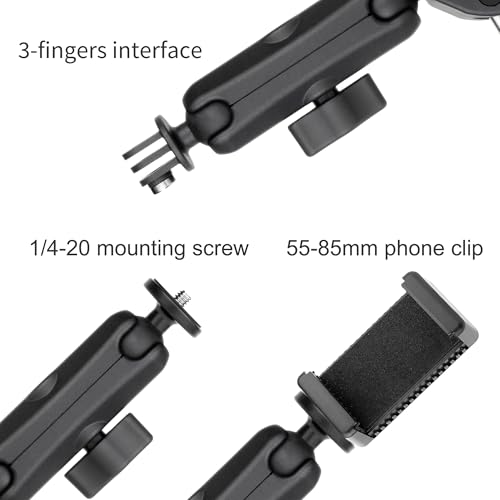 SOONSUN Heavy-Duty Super Clamp Mount for Insta360 and GoPro - Image 6