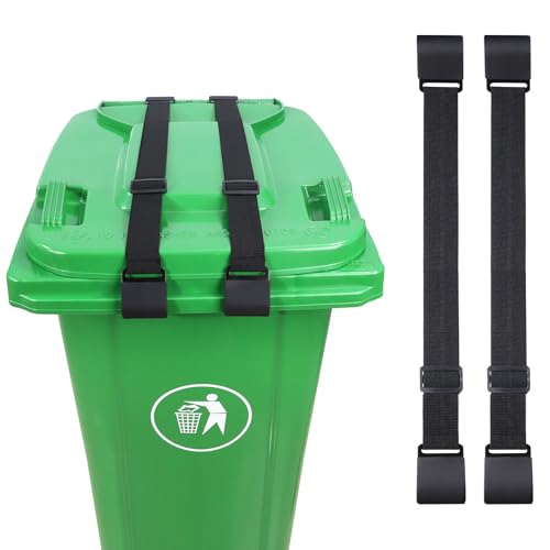 2PCS Trash Can Locks for Animals，Bear Proof Trash Can Locks - Image 2