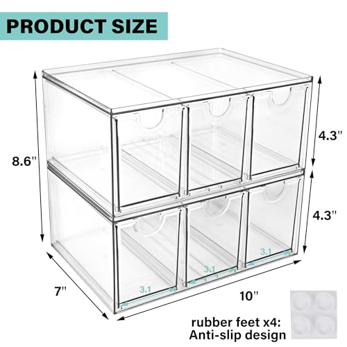 Prsildan Tea Bag Organizer K Cup Holder Drawer Coffe | All Products - Image 4