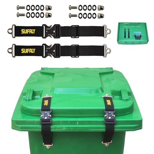 Bear Proof Trash Can Locks,Raccoon Proof Garbage Can Straps - Image 2
