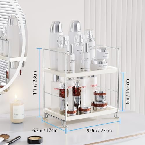 FSyueyun 2-Tier Bathroom Countertop Organizer, Makeu | All Products - Image 3