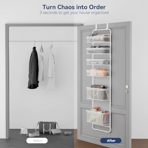 Whitmor Over The Door Organizer Storage, 6 Tier Heavy Duty - Image 5
