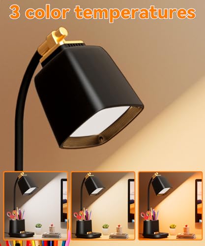 LED Desk Lamp for Dorm 2 USB Ports, Dorm Room Essent | All Products - Image 3