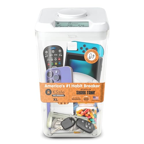 kSafe Time Locking Container XL – Tech Lock Box for Tablets, Game - Image 2