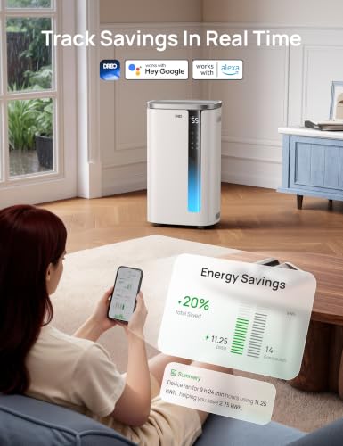 DREO 4500 Sq Ft Smart Dehumidifier, 1.85 Gal Water Tank - Image 6