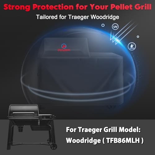 Comnova 600D Grill Cover for Traeger Woodridge - Image 5