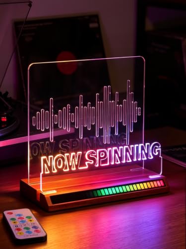 Ammonite Light up Vinyl Record Stand with Pickup Rhythm Light - Image 2