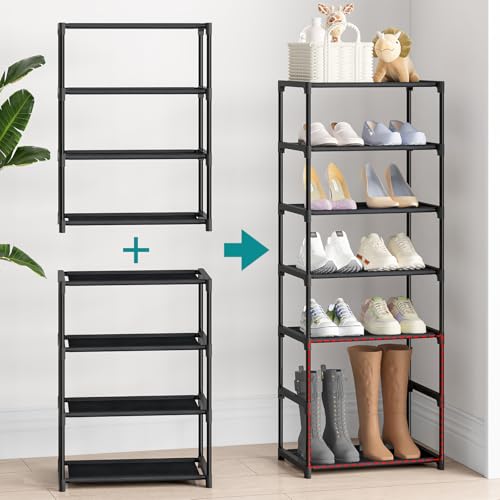 Autonomier 4 Tier Extra Small Shoe Rack (16.3" Wide), Space Saver - Image 7