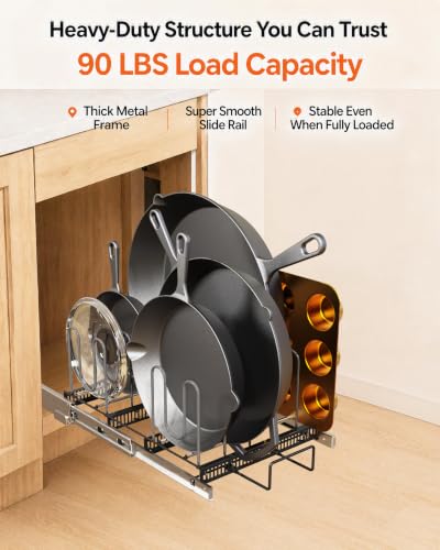 Pull Out Pots and Pans Organizer Under Cabinet - Image 4