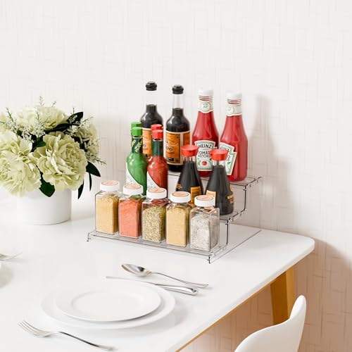 Yieach 3 Tier Spice Shelf Organizer for Cabinet,Pantry - Image 8