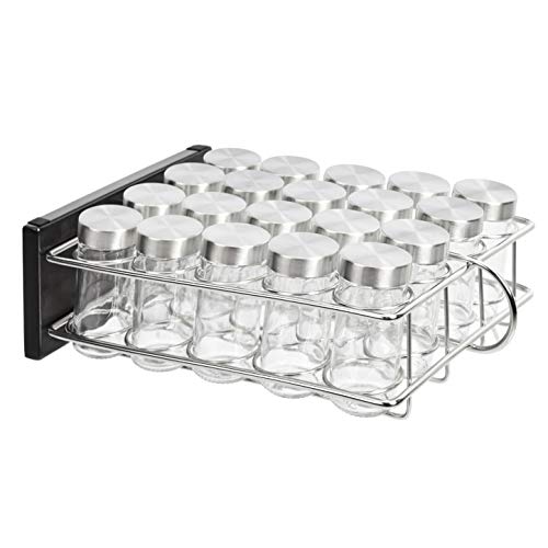 Amazon Basics 20 Jars Spice Rack Organizer, Space-Saving - Image 3