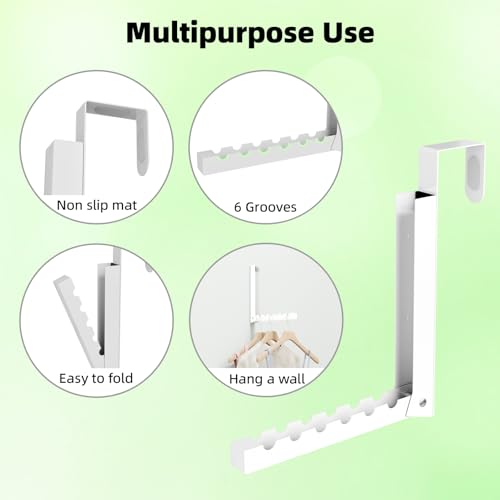 BAKON Over The Door Hanger Folding Clothes Drying Rack - Image 7