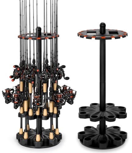TANYO 360° Rotating Fishing Rod Holder for Garage, Fishing - Image 2