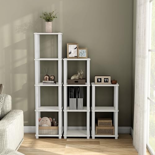 Homes: Inside + Out Apexa Modern 5-Tier Narrow Shelving Units - Image 3