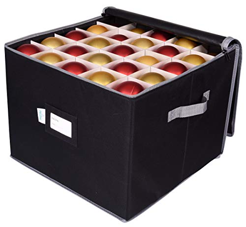 Large Christmas Ornament Storage Box, Organizer Holds Up - Image 7