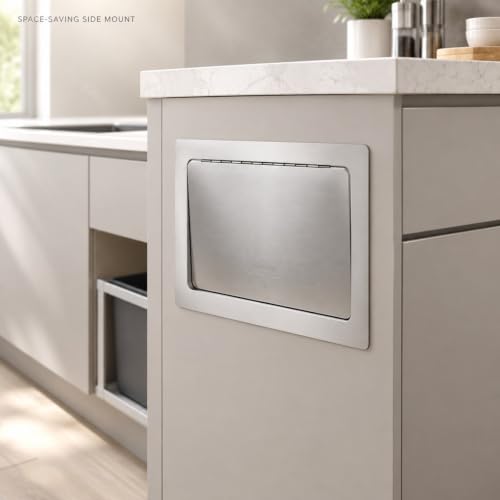 Antrader Side Mount Trash Chute for Kitchen Bath - Image 4