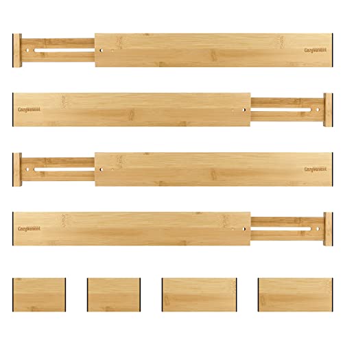 Adjustable Bamboo Drawer Dividers for Clothes, Kitch | All Products - Image 2