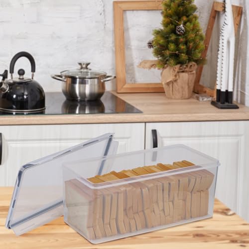 Tiawudi 2 Pack Bread Box, Plastic Bread Container - Image 3