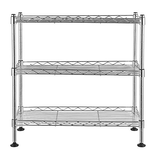 3-Tier Cabinet Organizer,Compact Mini Desktop Metal Steel Wire - Image 5