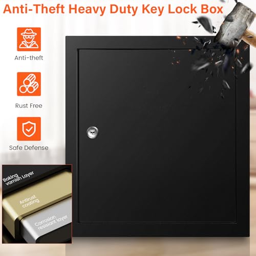 100 Keys Key Cabinet with Drop Slot, Anti-Theft Key Lock Box - Image 4