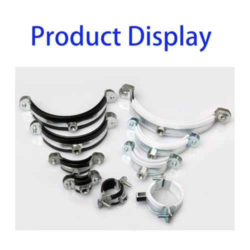 4 Pack DN110 (4.33") Black Heavy Duty Downspout Bracket - Image 6