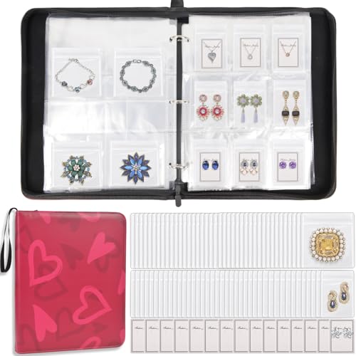 ChezMax Large Jewelry Organizer Storage Book, Jewelry - Image 2