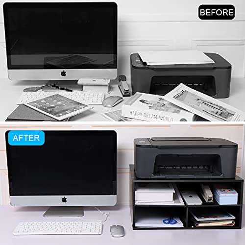 Printer Stand for Desk - 2 Tier Desktop Printer Stand - Image 3