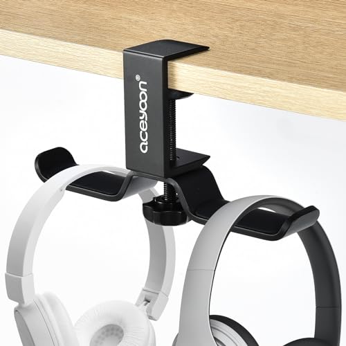 aceyoon Foldable Headphone Stand for Desk, Aluminum - Image 2